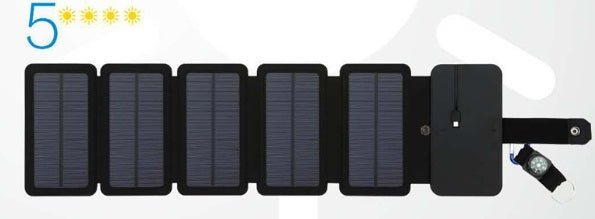 Portable Folding Solar Panel Charger for Camping, Hiking & Travel by Creative Vault Marketplace