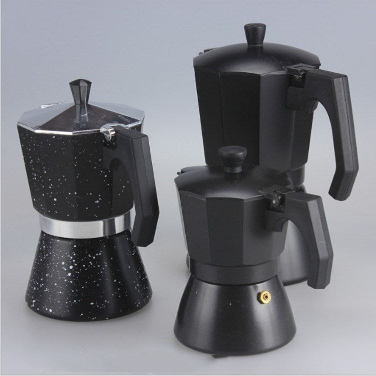 Sleek Italian Moka Coffee Brewer