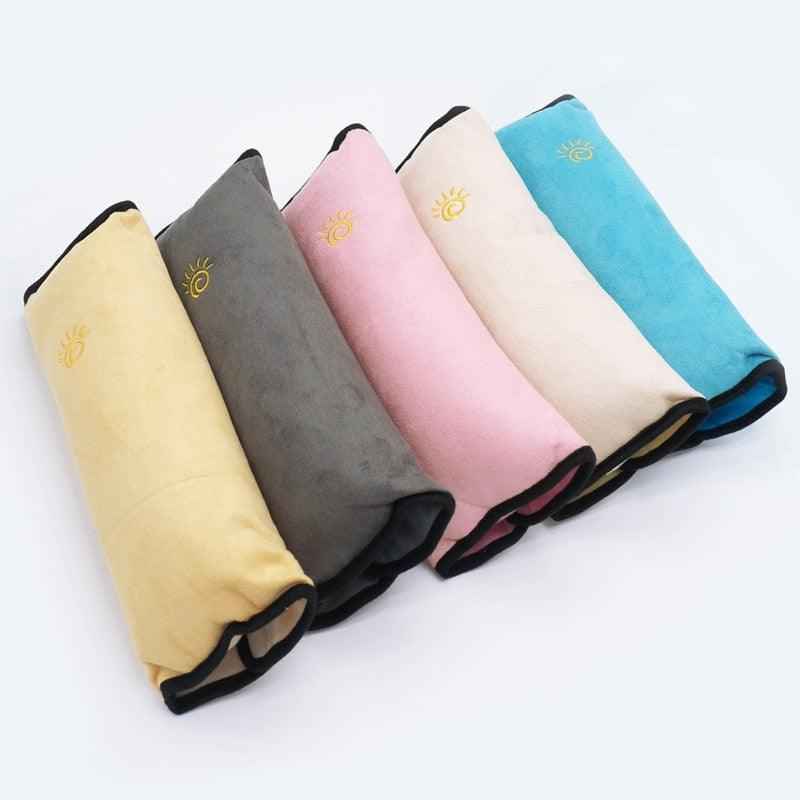 Baby Seat Belt Cover & Pillow Pad – Soft Car Seat Strap Cushion for Kids by Stevvex