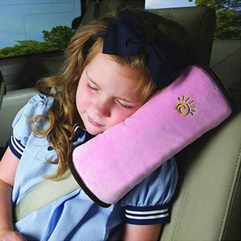 Baby Seat Belt Cover & Pillow Pad – Soft Car Seat Strap Cushion for Kids by Stevvex