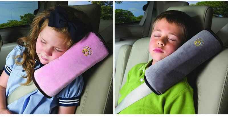 Baby Seat Belt Cover & Pillow Pad – Soft Car Seat Strap Cushion for Kids by Stevvex