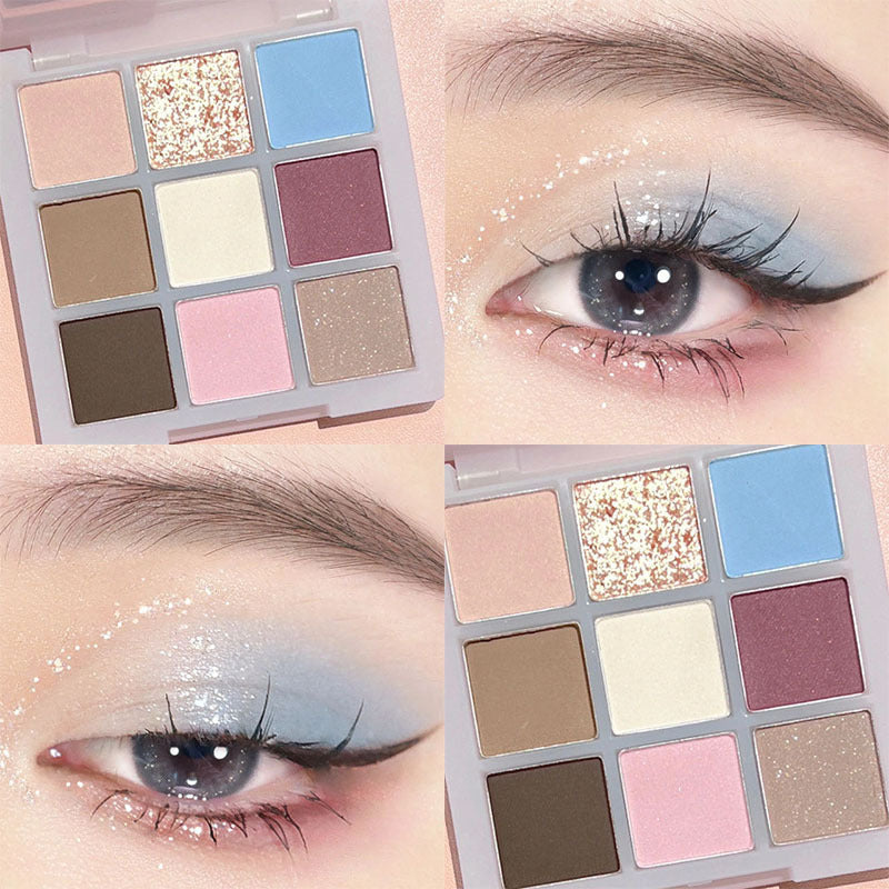 DIKALU Radiant Sunset 9-Color Eyeshadow Set