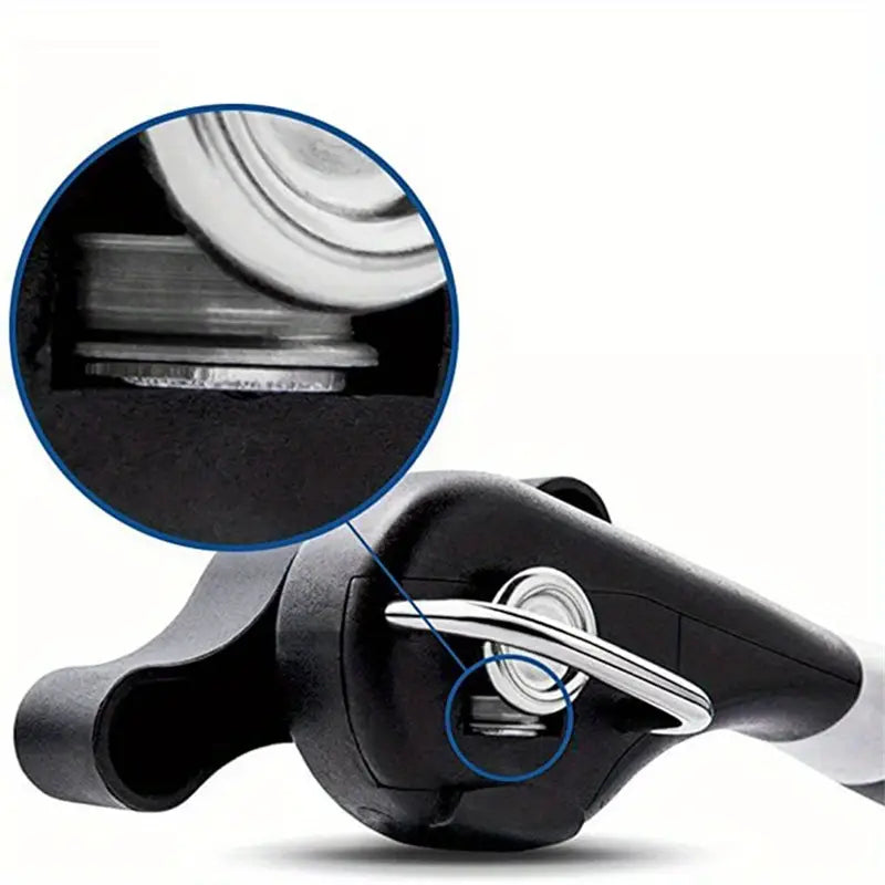 Sleek Stainless Single-Handle Can Opener