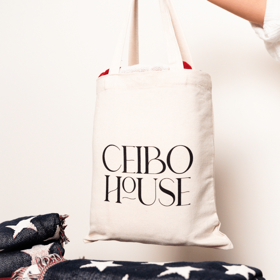 USA Flag Woven Throw Blanket by Ceibo House
