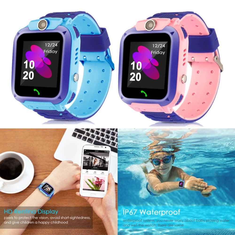 Kids Smart Watch Phone with SIM Card, GPS & HD Touch Screen by Stevvex