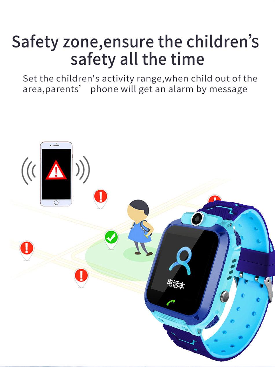 Kids Smart Watch Phone with SIM Card, GPS & HD Touch Screen by Stevvex
