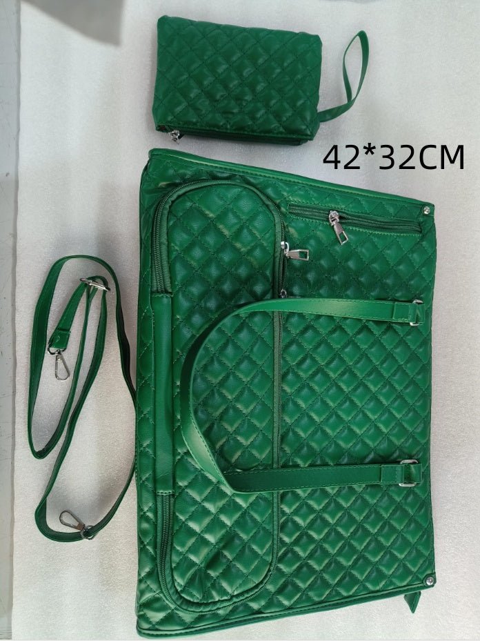 2-in-1 Quilted Lunch Tote Bag with Wallet | Women's Insulated Crossbody by Creative Vault Marketplace