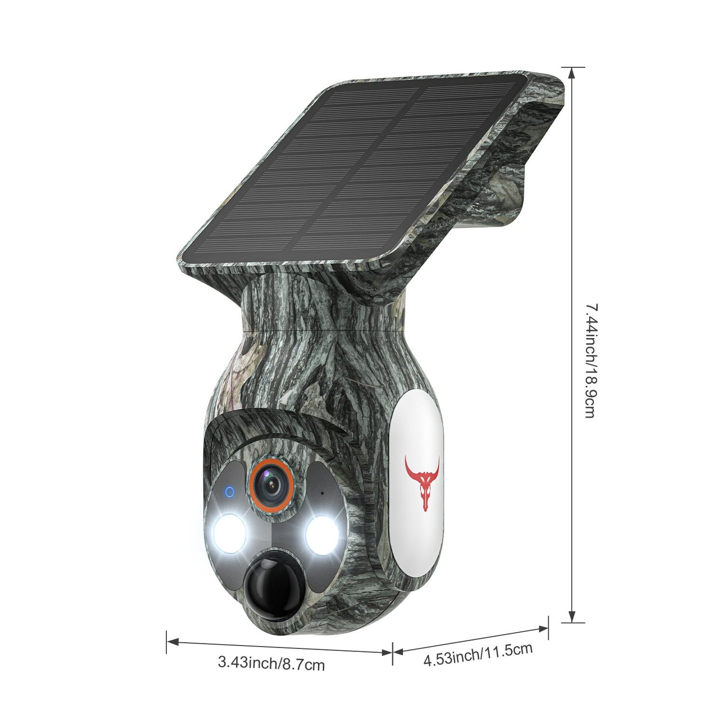 Solar-Powered Wireless Security Camera with HD Night Vision by Creative Vault Marketplace