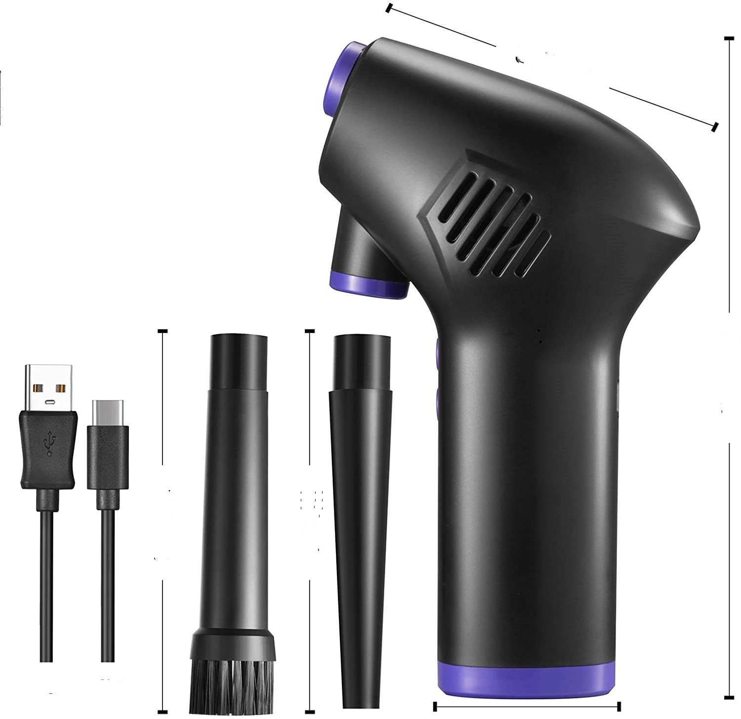 Cordless Electric Air Duster — 70m/s Blower for Keyboards, Cameras & Electronics by Creative Vault Marketplace