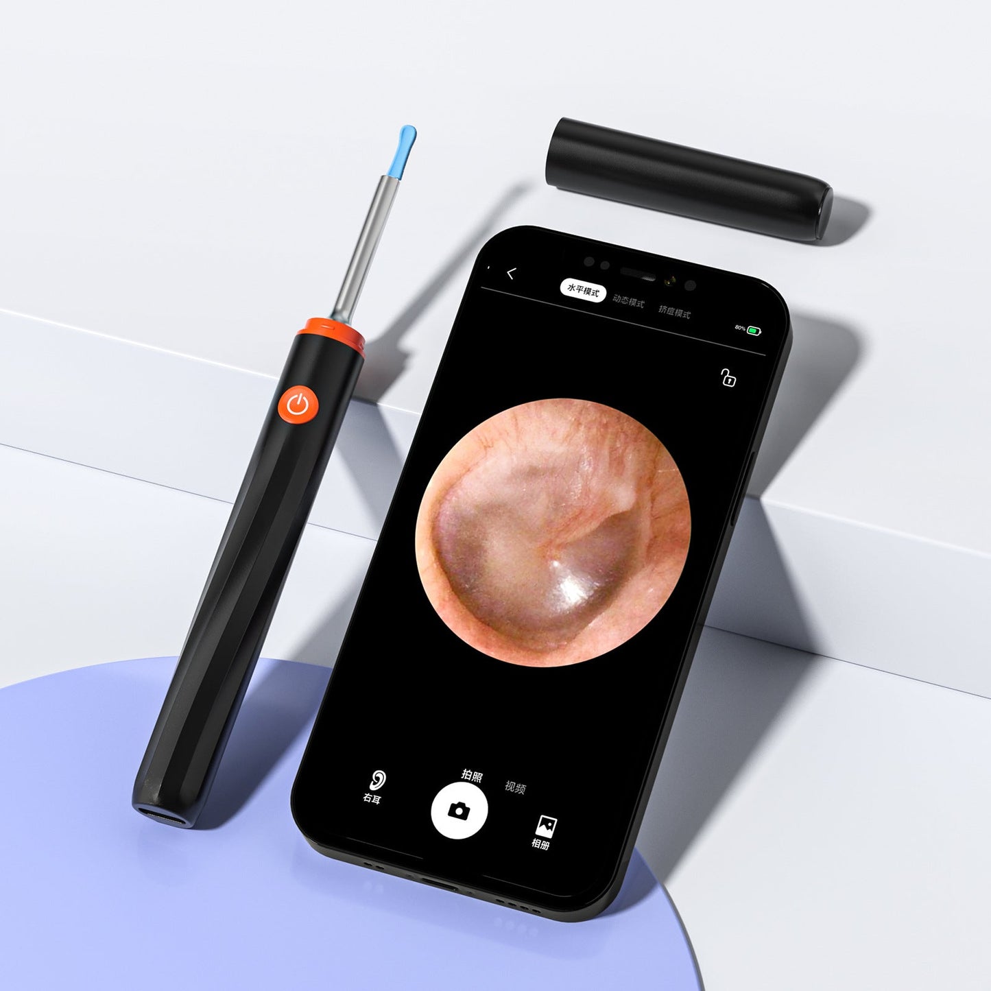 Visual Ear Cleaner with Camera | USB Rechargeable Ear Care Tool by Creative Vault Marketplace