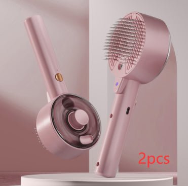 Pet Steam Spray Grooming Brush – Self-Cleaning Hair Remover with UV Sterilization by Creative Vault Marketplace