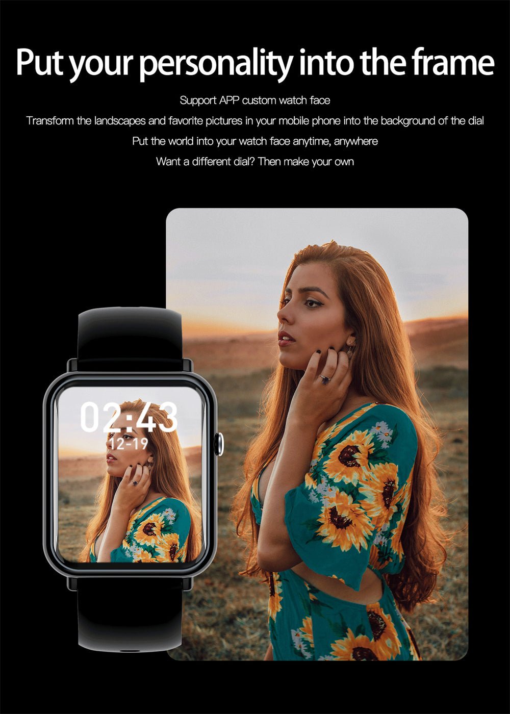 Waterproof Smart Watch with Fitness Tracking & Sport Modes by Creative Vault Marketplace