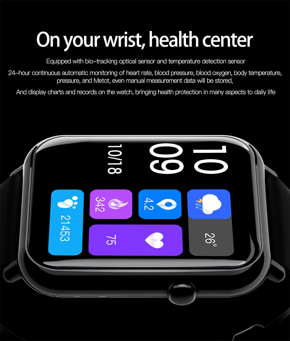 Waterproof Smart Watch with Fitness Tracking & Sport Modes by Creative Vault Marketplace