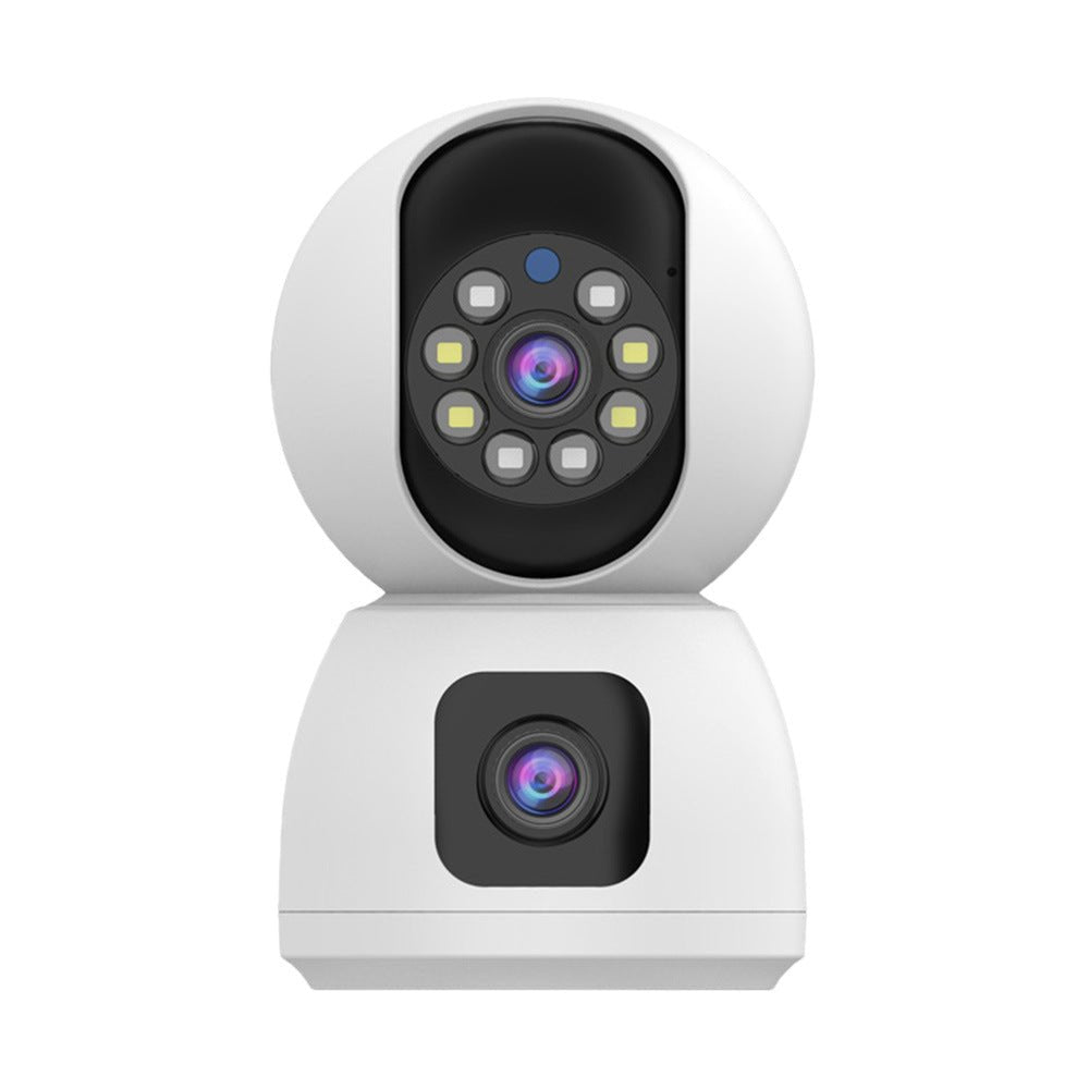 Dual-Lens WiFi Security Camera with HD Monitoring by Creative Vault Marketplace