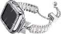 Pearl Bracelet Smart Watch Band – Elegant Wristband Replacement by Creative Vault Marketplace
