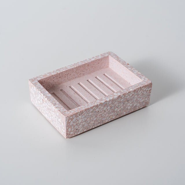 Nordic Minimalist Terrazzo Bathroom Accessories Set by Creative Vault Marketplace