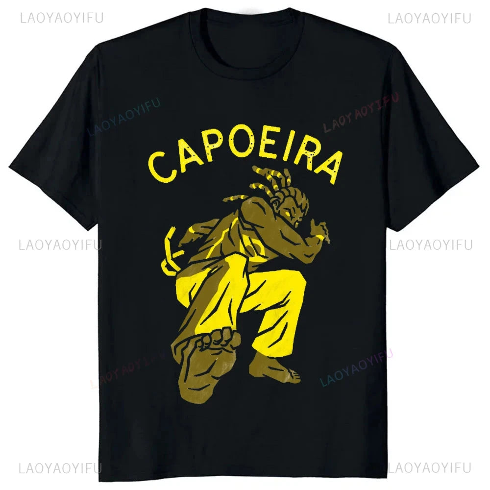 Celebrate Your Passion with the Capoeira Graphic T-shirt: Stylish, Comfortable, and Versatile by Creative Vault Marketplace