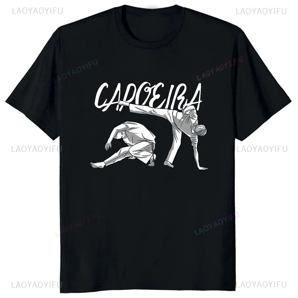 Celebrate Your Passion with the Capoeira Graphic T-shirt: Stylish, Comfortable, and Versatile by Creative Vault Marketplace