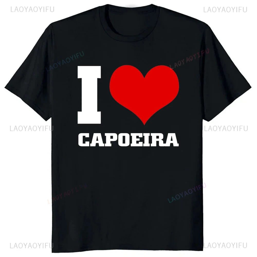 Celebrate Your Passion with the Capoeira Graphic T-shirt: Stylish, Comfortable, and Versatile by Creative Vault Marketplace