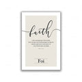 Inspiring Faith Hope Love Wall Art - Enchanting Canvas Print for Your Living Room by Creative Vault Marketplace