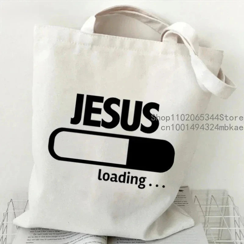 Faith Printed Heart Tote Bag: Stylish Canvas Shoulder Bag for Everyday Inspiration by Creative Vault Marketplace