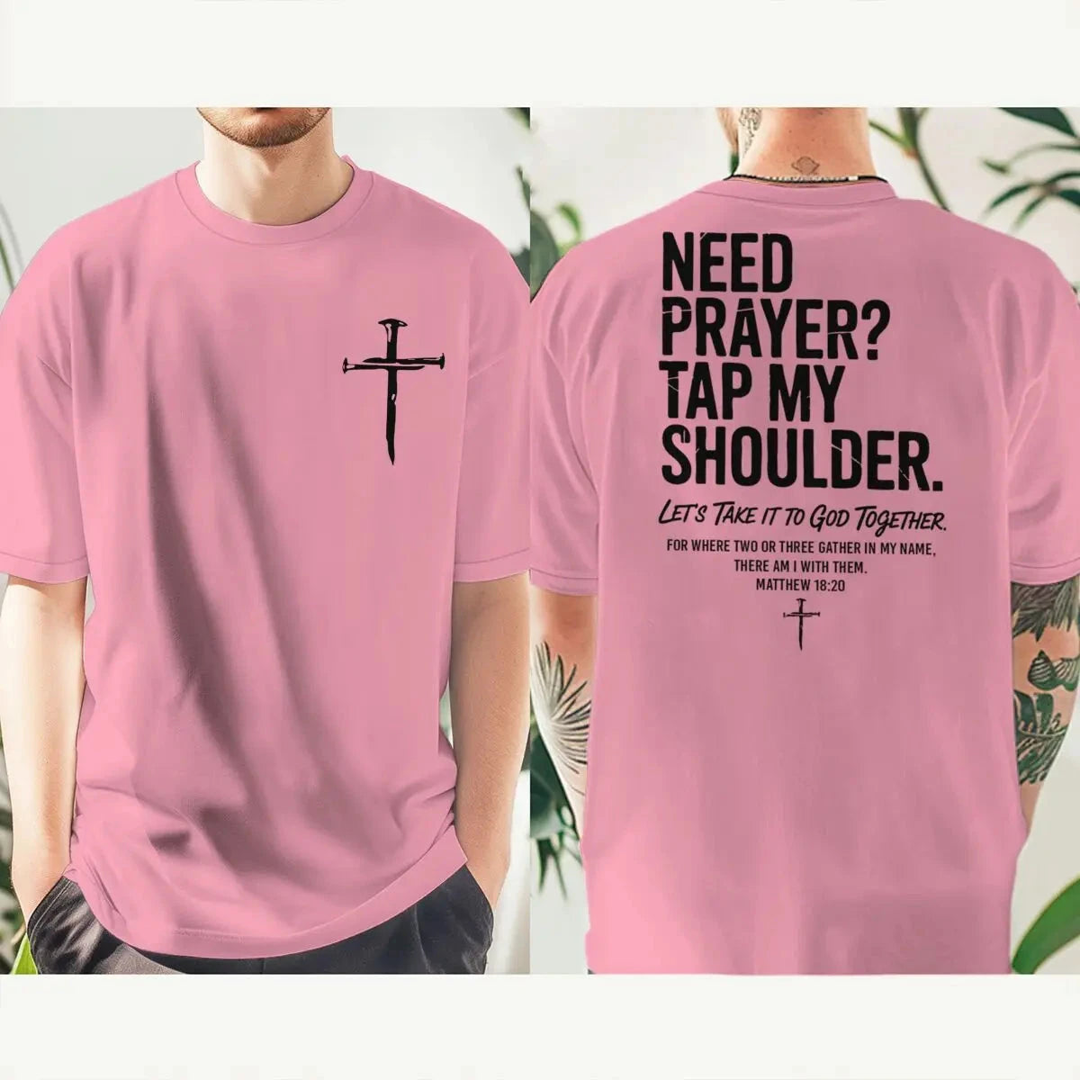 Need Prayer? Christian Faith T-Shirt – Vintage Jesus Streetwear for Men & Women by Creative Vault Marketplace