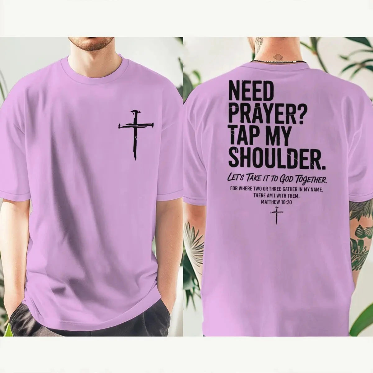 Need Prayer? Christian Faith T-Shirt – Vintage Jesus Streetwear for Men & Women by Creative Vault Marketplace