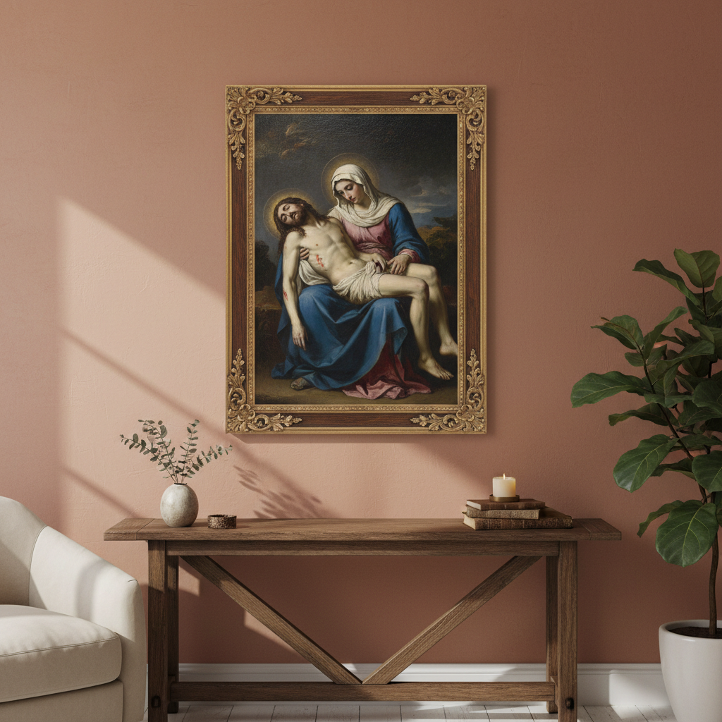 HOME church cathedral wall decor religion ART William Bouguereau suffering Jesus Christ print canvas oil painting free shipping by Creative Vault Marketplace