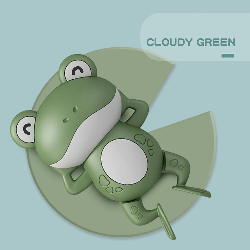 Bath Toys for Children New Baby Bath Swimming Bath Toy Cute Frogs Clockwork Baby Bath Toy Brinquedos Infantil игрушки для детей by Creative Vault Marketplace