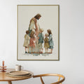 Jesus Teaching . Print. Christian Wall Art For Home. Faith Art Illustration. Bible Print Decor by Creative Vault Marketplace