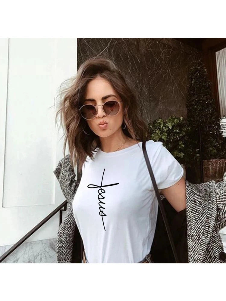 Inspiring Christian Faith T-Shirt for Women - Embrace Your Beliefs in Style by Creative Vault Marketplace