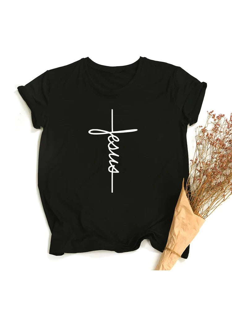 Inspiring Christian Faith T-Shirt for Women - Embrace Your Beliefs in Style by Creative Vault Marketplace