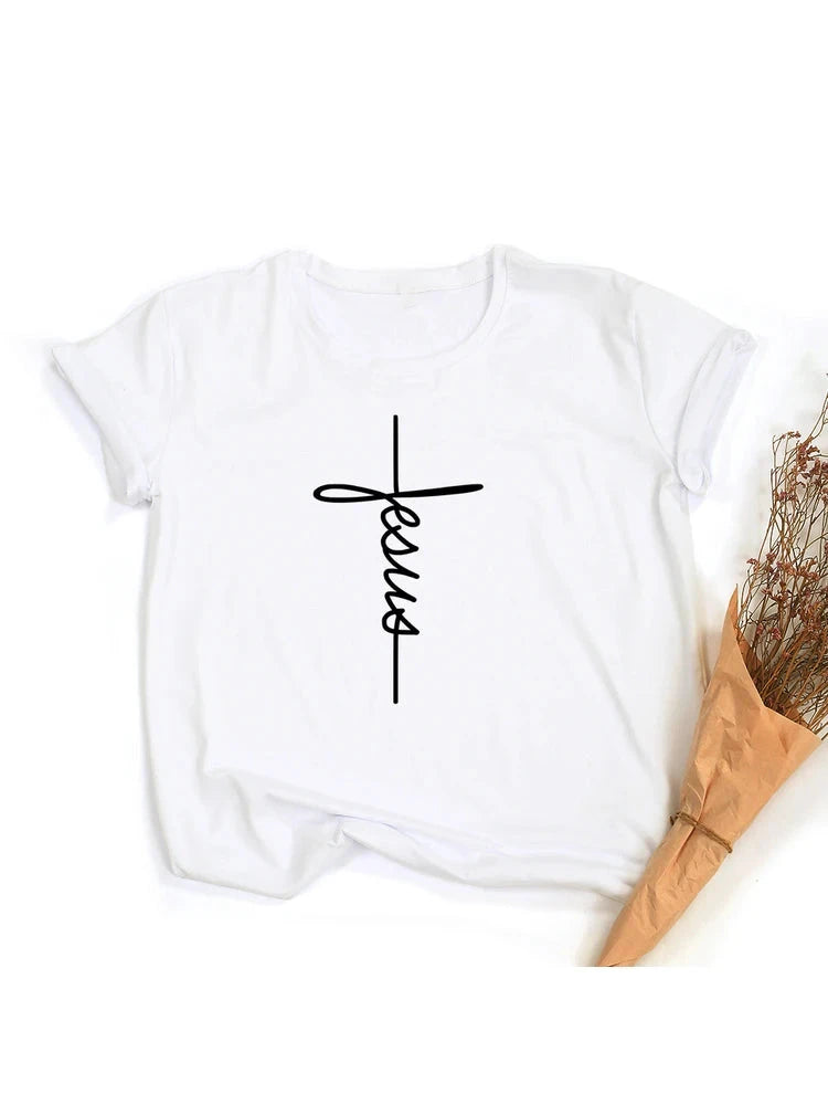 Inspiring Christian Faith T-Shirt for Women - Embrace Your Beliefs in Style by Creative Vault Marketplace