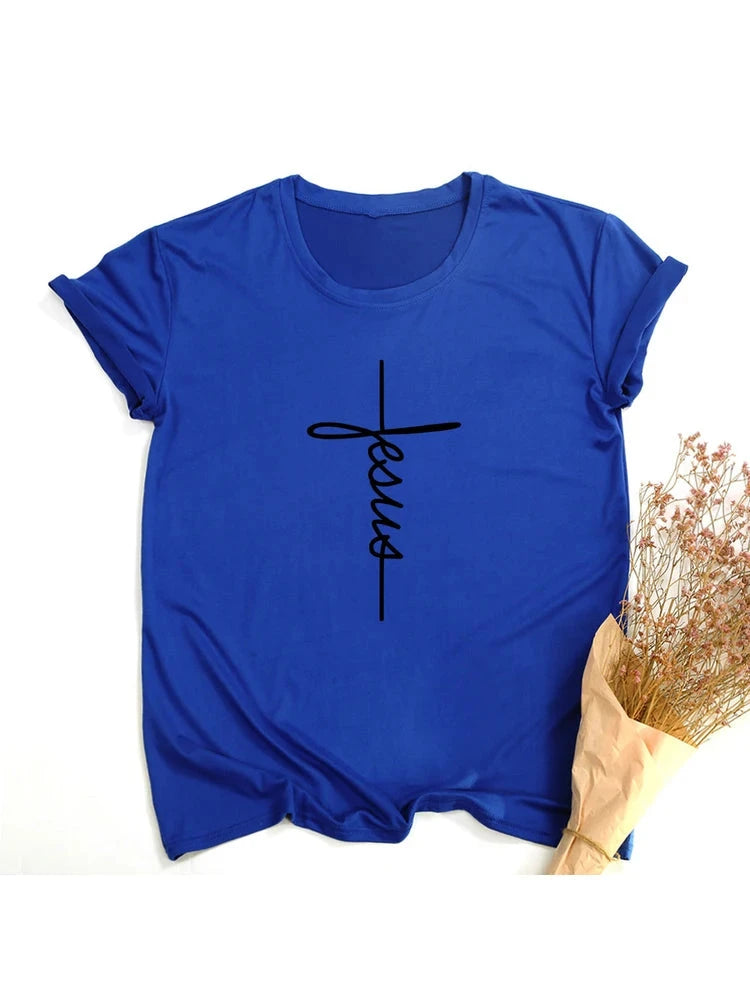 Inspiring Christian Faith T-Shirt for Women - Embrace Your Beliefs in Style by Creative Vault Marketplace