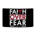 90x150cm Faith Over Fear Bible Scripture Verse Christian Tapestry Meme Flag Wall Decor,Home Decor,Guys Man Cave, Banner by Creative Vault Marketplace