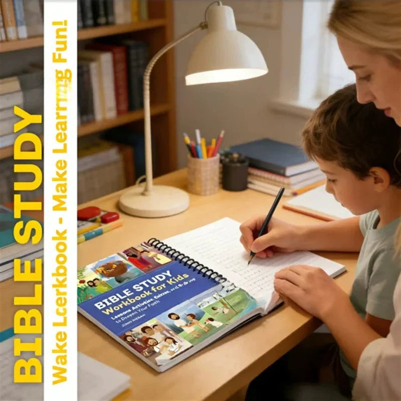 Bible Study Workbook for Kids: Engaging Lessons and Fun Activities to Build Faith by Creative Vault Marketplace
