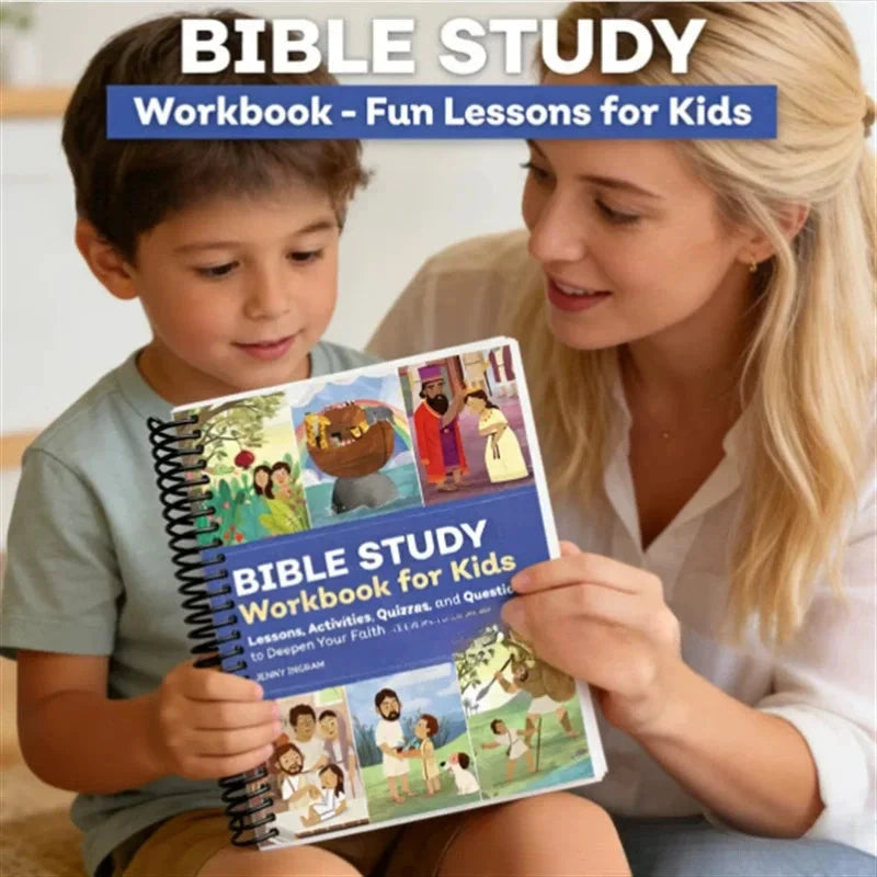 Bible Study Workbook for Kids: Engaging Lessons and Fun Activities to Build Faith by Creative Vault Marketplace