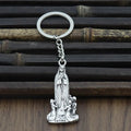 Catholic Christian Religious Icon Saint Fatima Virgin Jewelry Necklace Car Exquisite Key Chain Pendant Key Chain Wholesale by Creative Vault Marketplace