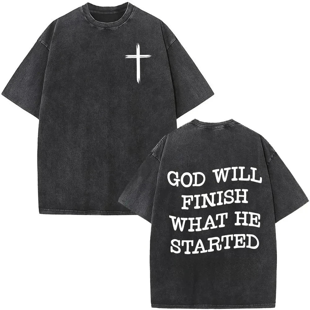 Faith Over Fear T-Shirt - Vintage Casual Tee for Men and Women by Creative Vault Marketplace