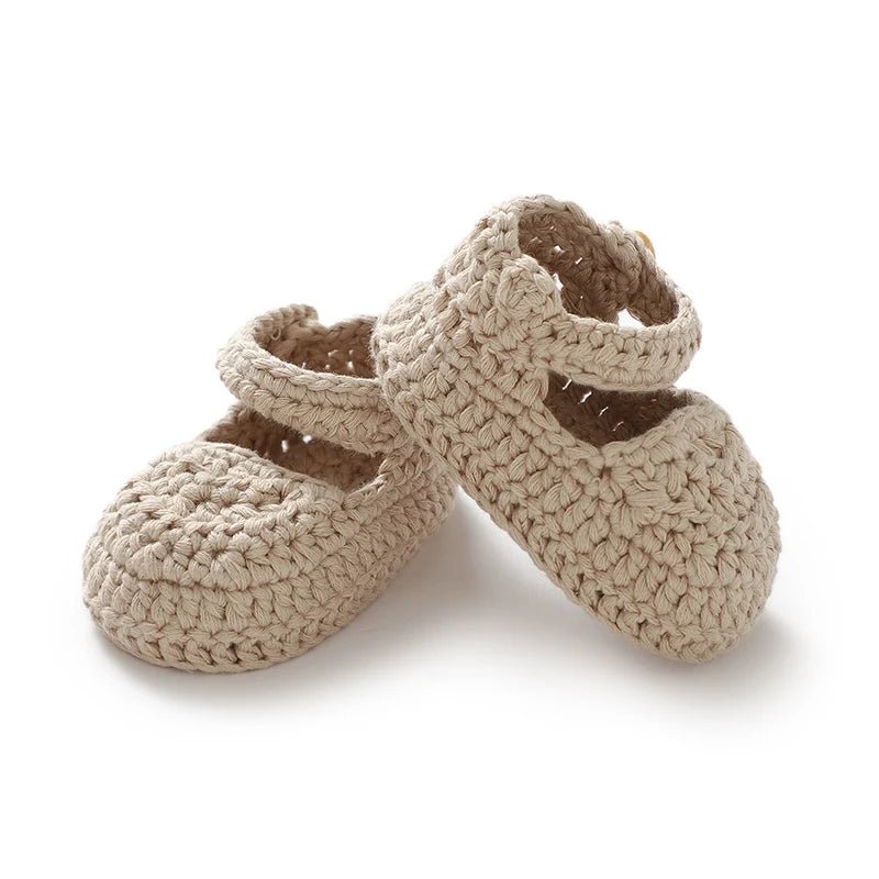 Newborn Baby Girl Shoes 0-1Y Fashion Pure Color Knit Infant Anti-Slip Soft Soled First Walkers Children Winter Walking Prewalker by Creative Vault Marketplace