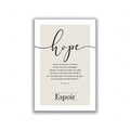 Inspire Your Home with Faith Hope Love Wall Art - Elegant Canvas Decor by Creative Vault Marketplace