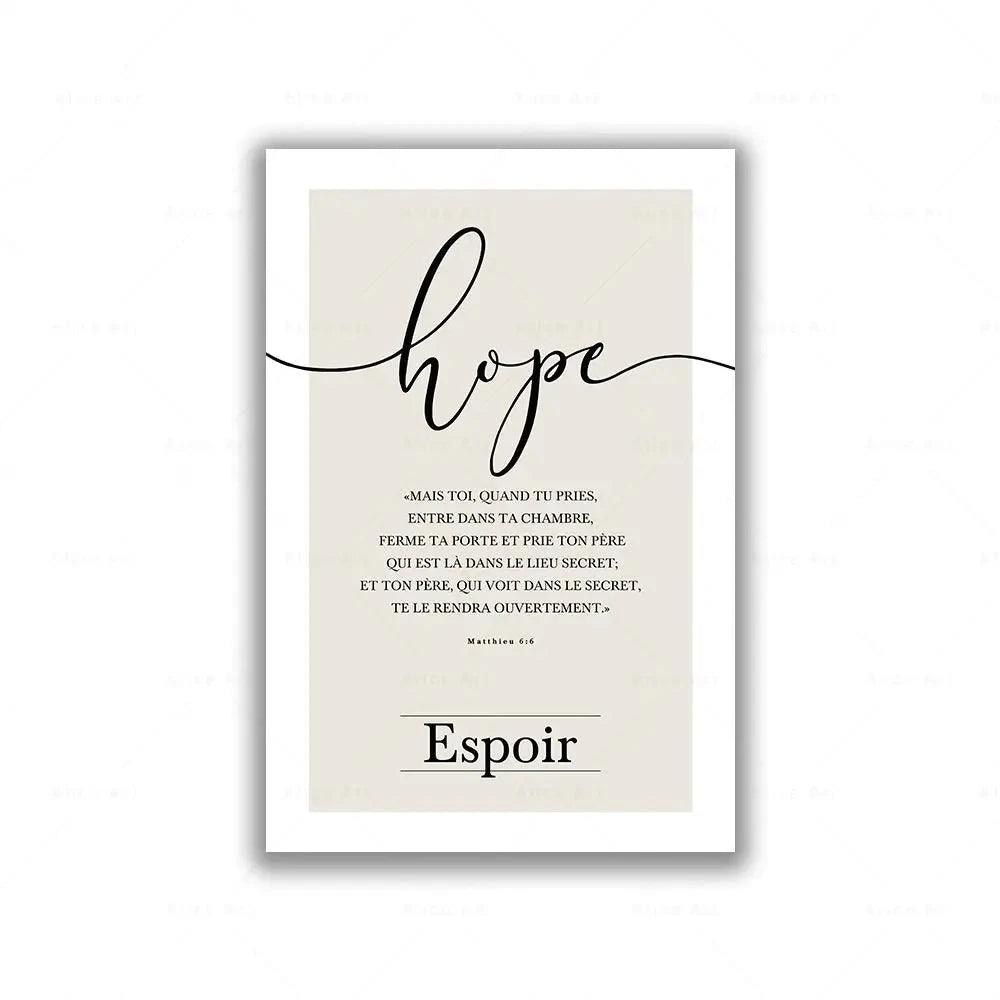 Inspire Your Home with Faith Hope Love Wall Art - Elegant Canvas Decor by Creative Vault Marketplace