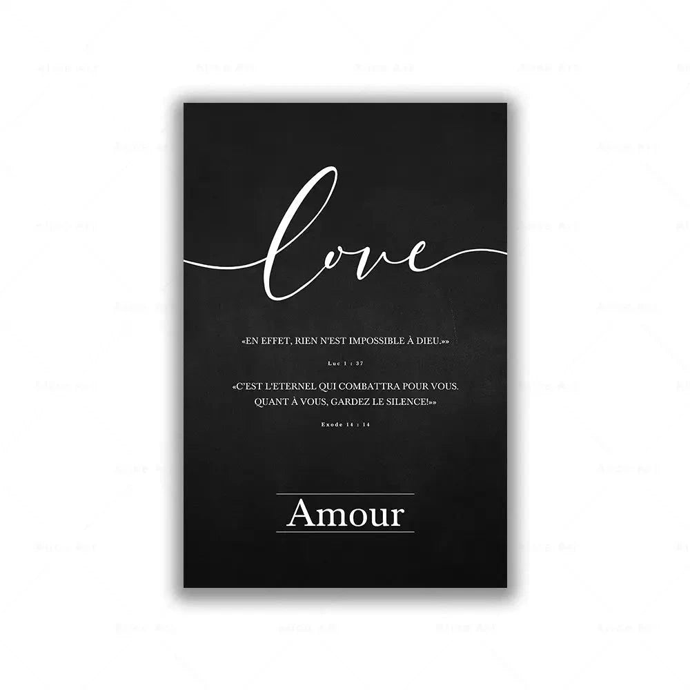 Inspire Your Home with Faith Hope Love Wall Art - Elegant Canvas Decor by Creative Vault Marketplace