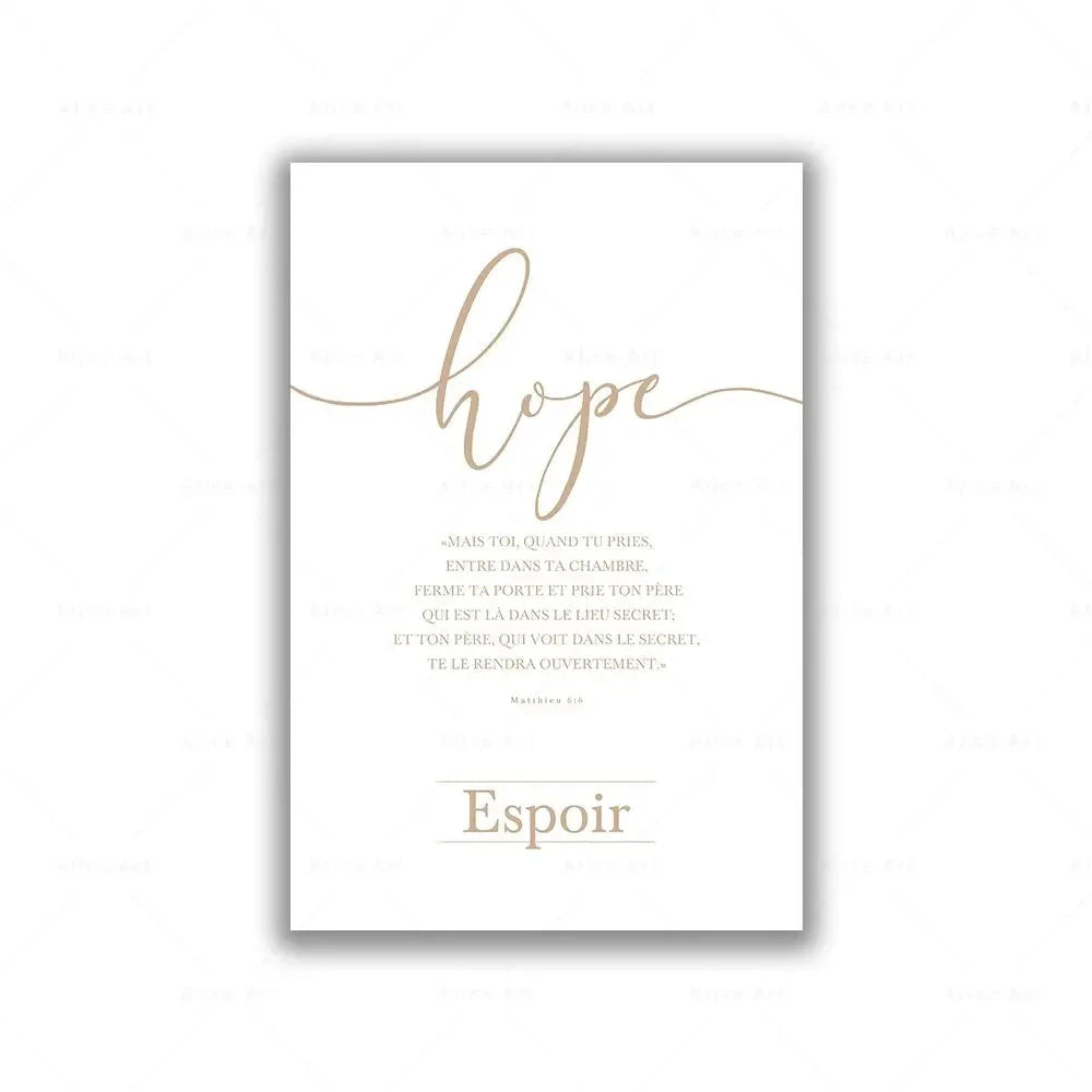 Inspire Your Home with Faith Hope Love Wall Art - Elegant Canvas Decor by Creative Vault Marketplace