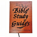 Bible Study Guide Notebook Christian Magazine Leather Cover Faith Prayer Magazine Religious Study Book Supplies by Creative Vault Marketplace