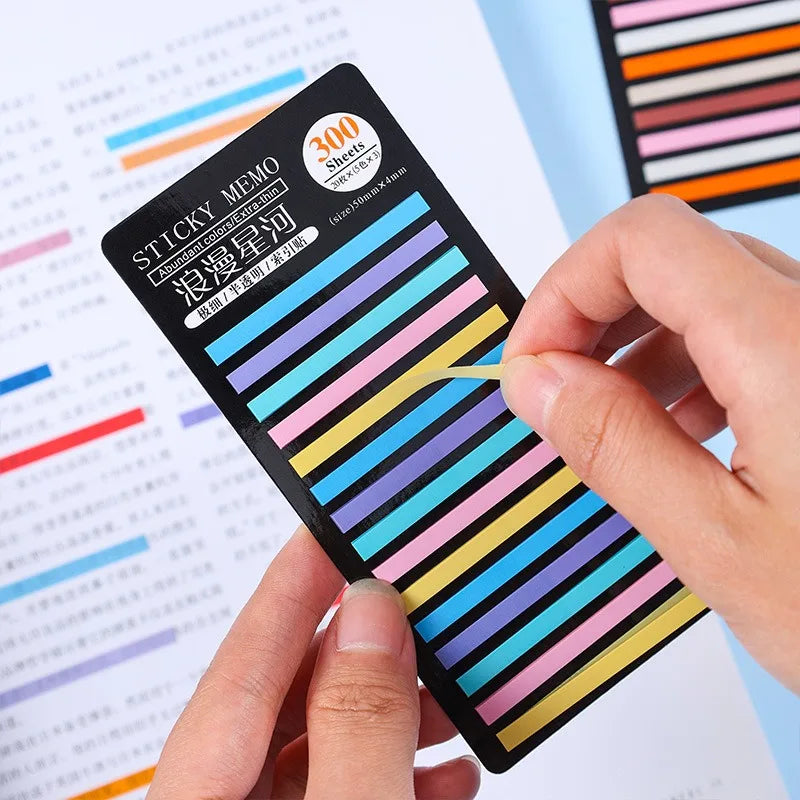 Journal GO 300sheets Index Tabs Self Adhesive Page Markers File Seperator Sticky Notes Classify Files Flags Planner Note Pads by Creative Vault Marketplace