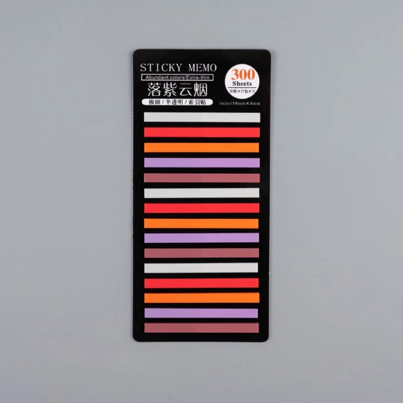 Journal GO 300sheets Index Tabs Self Adhesive Page Markers File Seperator Sticky Notes Classify Files Flags Planner Note Pads by Creative Vault Marketplace