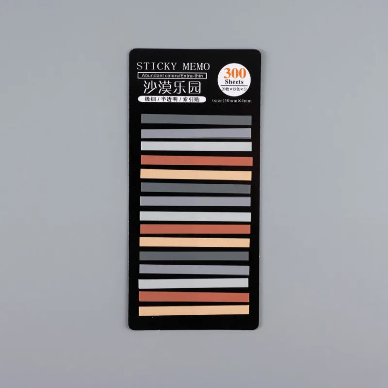 Journal GO 300sheets Index Tabs Self Adhesive Page Markers File Seperator Sticky Notes Classify Files Flags Planner Note Pads by Creative Vault Marketplace