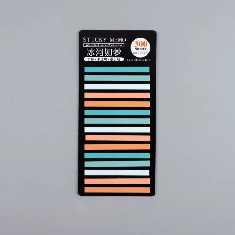 Journal GO 300sheets Index Tabs Self Adhesive Page Markers File Seperator Sticky Notes Classify Files Flags Planner Note Pads by Creative Vault Marketplace