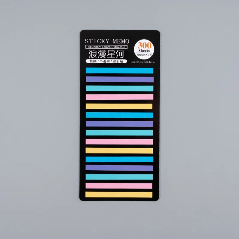 Journal GO 300sheets Index Tabs Self Adhesive Page Markers File Seperator Sticky Notes Classify Files Flags Planner Note Pads by Creative Vault Marketplace